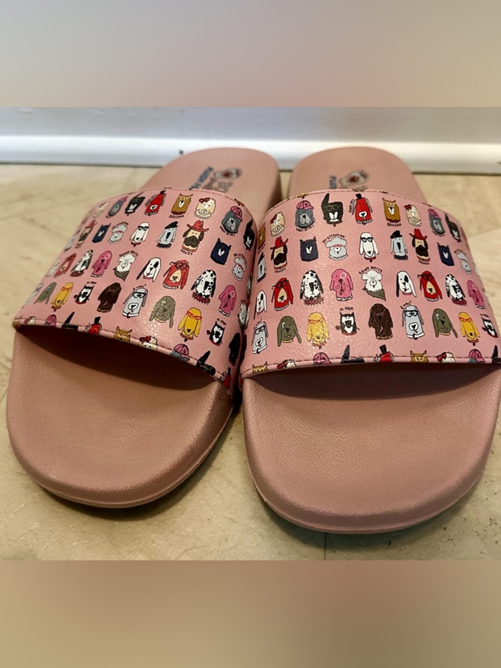 Bobs by Sketchers Plush Foam Dog Sandals